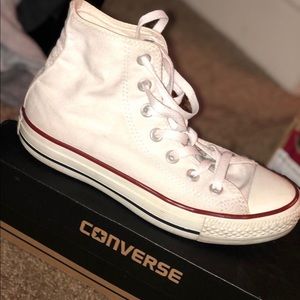 White High Top Converse